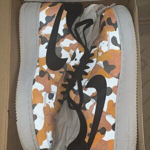 Nike Air Force 1 '07 LV8 orange - team orange/black reflective 3m camo size 10.5